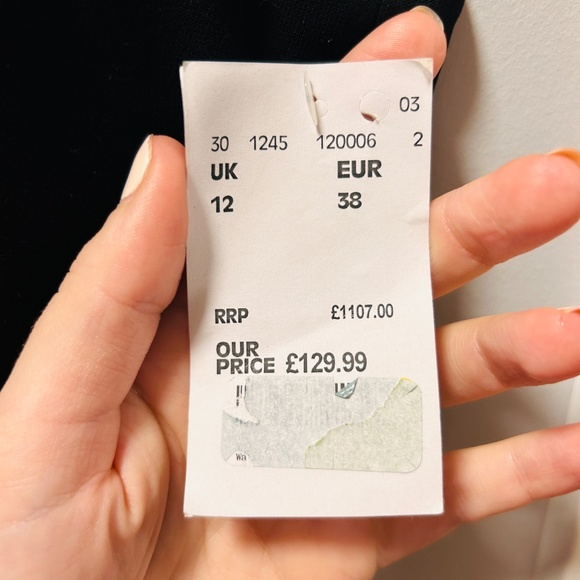 Safiyya black designer jumpsuit - Picture 4 of 7